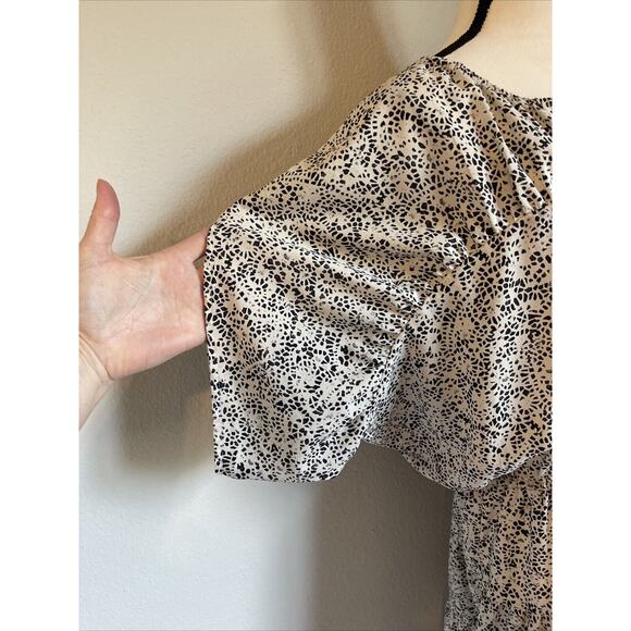 Loft Women’s Dolman Sleeve Lightweight Elastic Waist Dress Size Medium - Picture 3 of 11